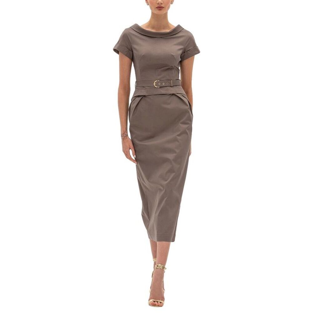 Bgl Womens  Sheath Dress, Beige